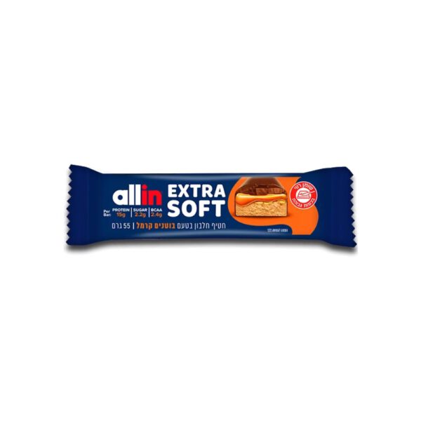 Allin Extra Soft Caramel Peanut Protein Bars