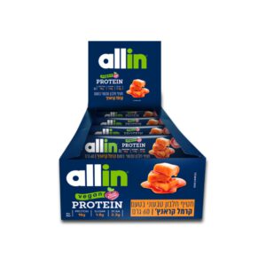 חטיף חלבון טבעוני אולאין | Allin Vegan Protein Bar