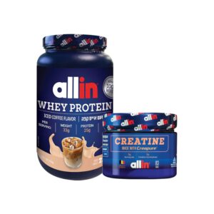 אבקת חלבון קטן + קריאטין אולאין | Allin Whey + Creatine