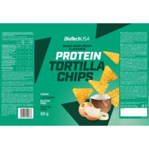 צ’יפס חלבון 8 חטיפי ביוטק טורטיה | BiotechUSA Tortilla Chips Protein